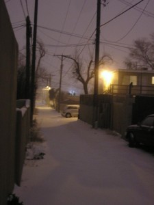 Snowy alley 2